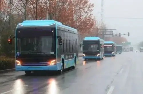 Hydrogen buses with 320 kW eaxles.