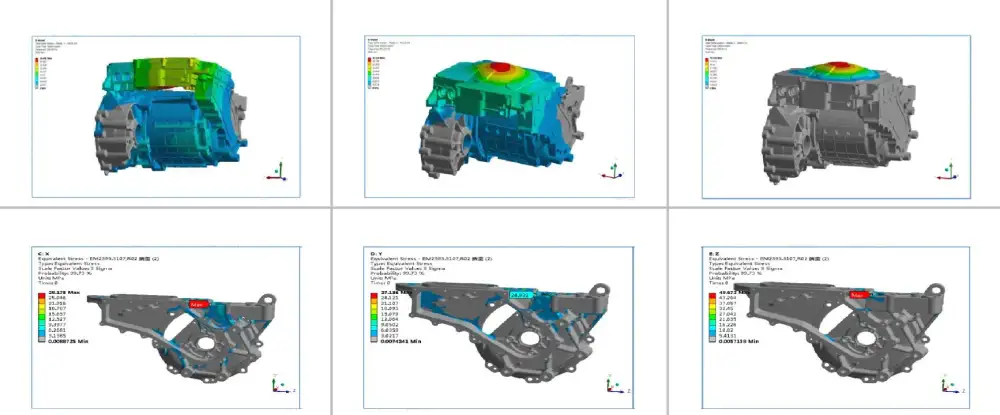 Structural strength and modal simulation for electric motor for commercial vehicles