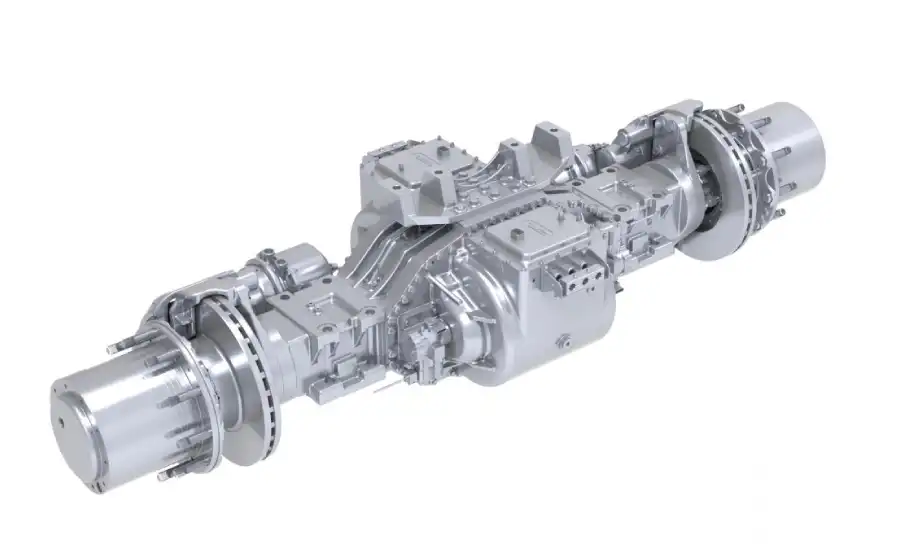 distributed electric axles for trucks