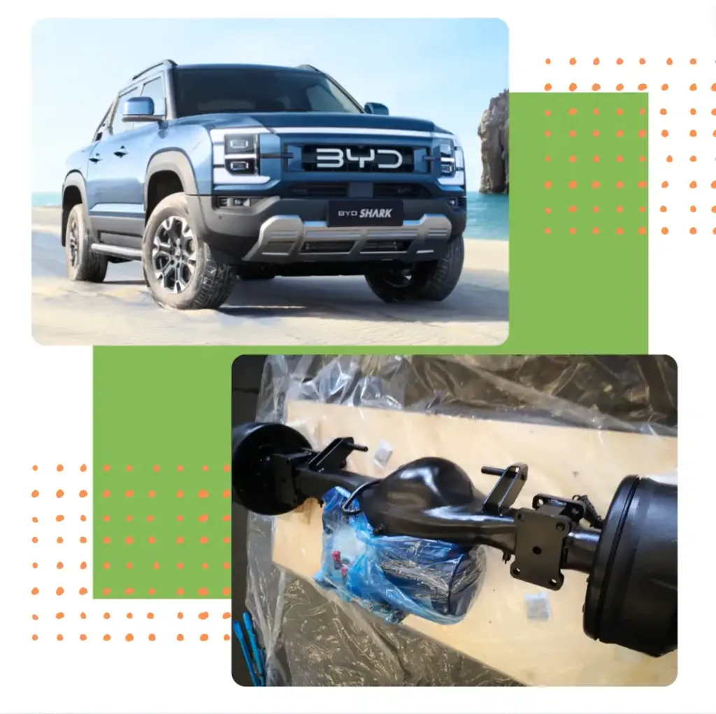 electric pickup truck axle - 1