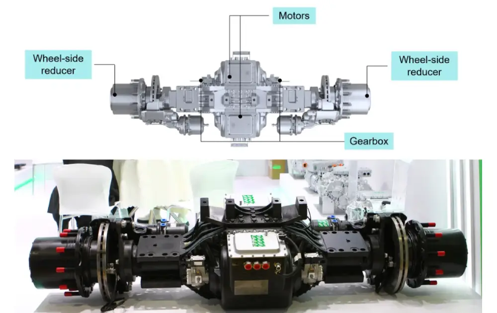 360 kW electric axle for hcv