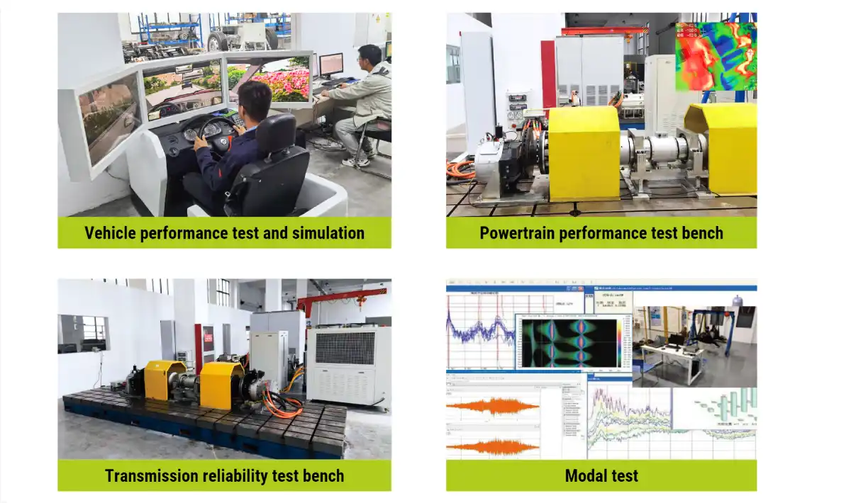 electric axle for heavy duty truck - test bench