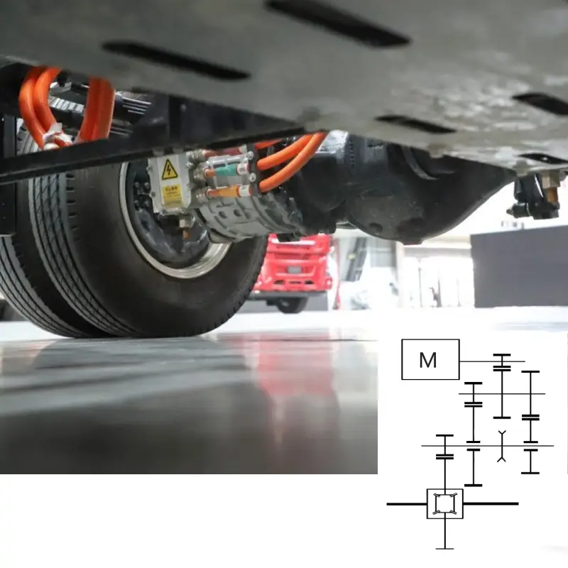 Eight Configuration Types for Heavy-Duty Truck E-Axle