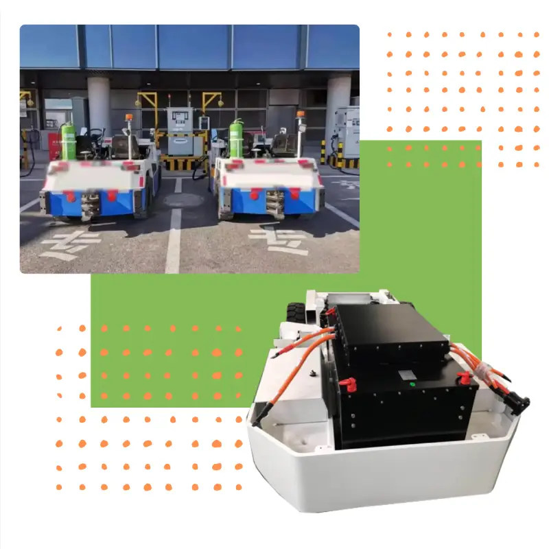 Lithium batteries for electric ground support equipment (GSE)