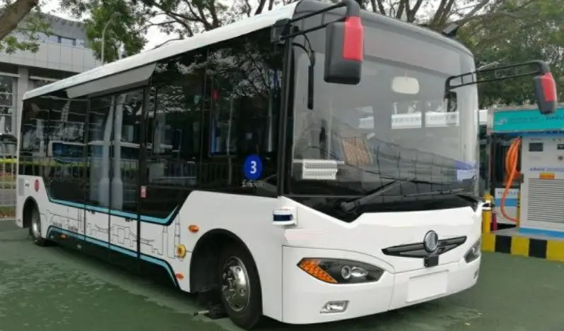 coaxial electric axle ev bus project -1