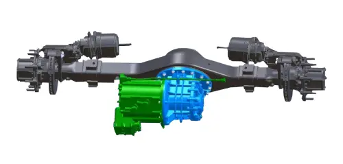 electric axle for bus powertrain