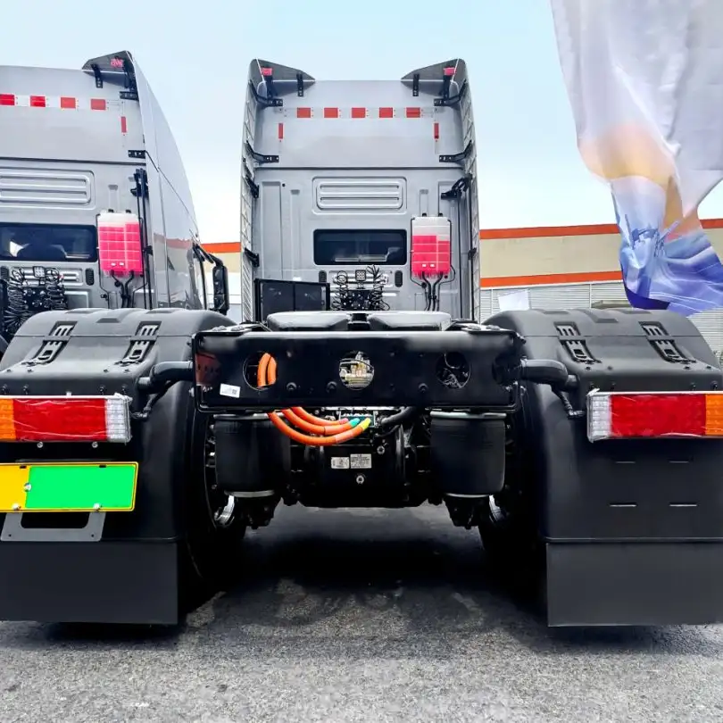 electric heavy truck with brogen electric truck axles