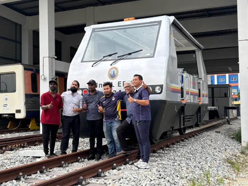 electric railway vehicle project