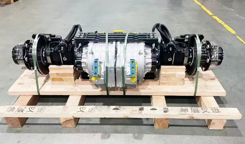 240 kw e-axle for light trucks van, minibus-1