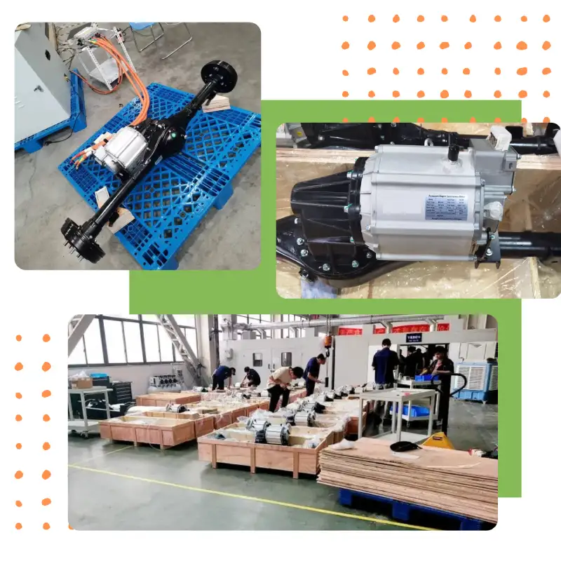 30 kW _ 70 kW electric axles for pickup trucks, mini trucks, vans - 1