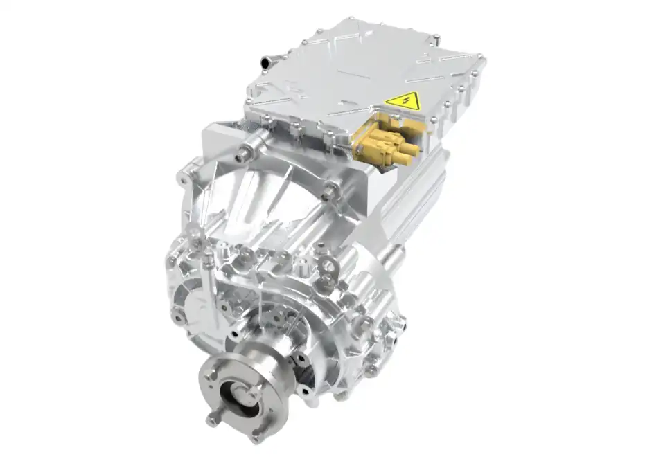 integrated electric motor + controller for light commercial vehicles