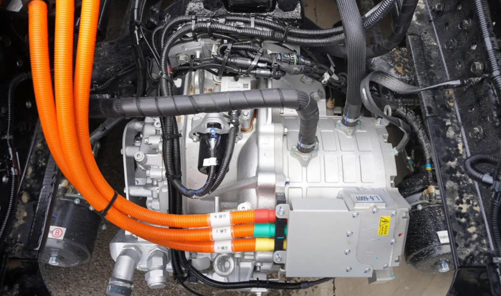 e-axle with differential lock on electric heavy-duty trucks