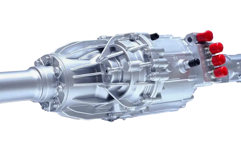 brogen electric drive unit on the electric axle for pickup trucks